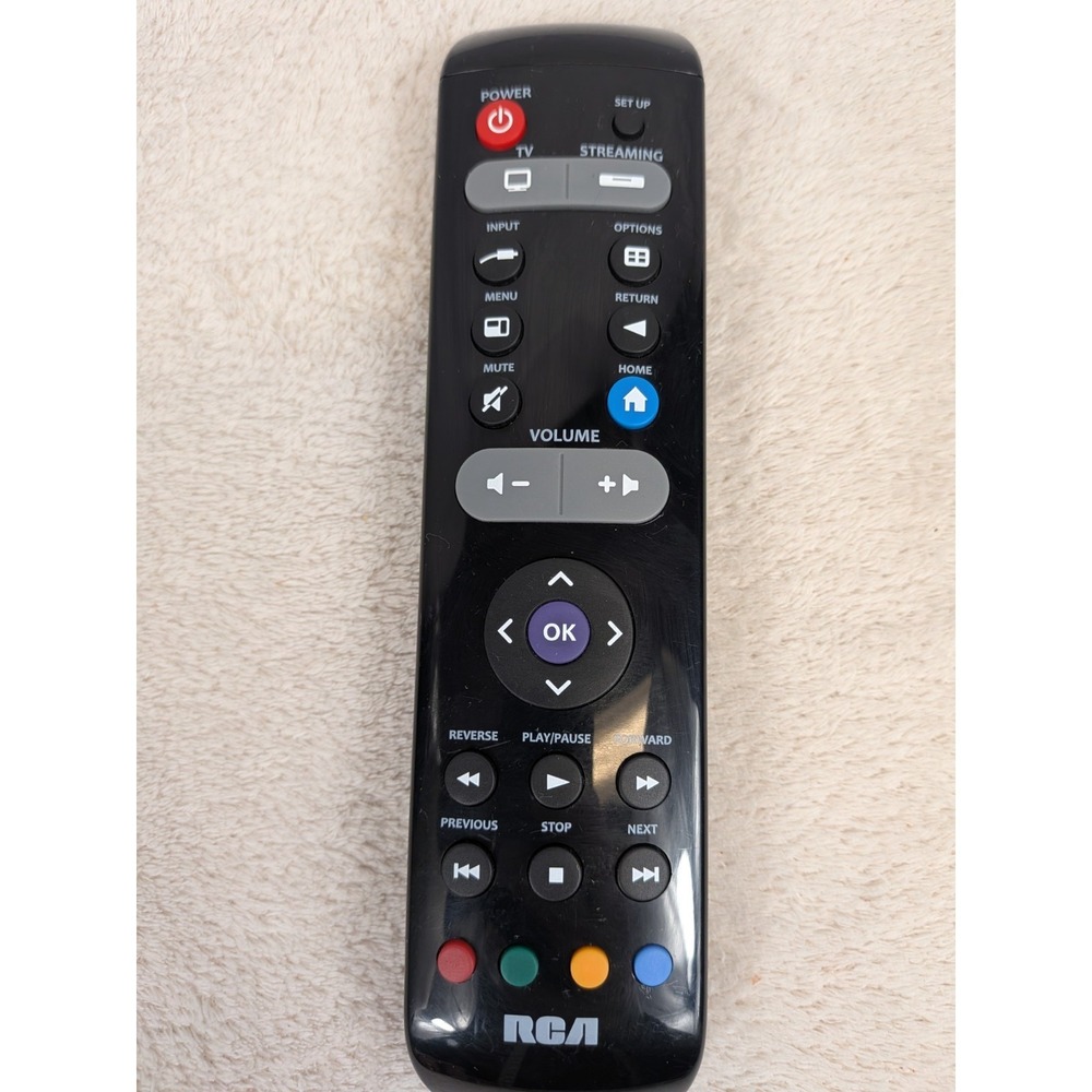 RCA‎ Universal Streaming Remote Control RCRST02GR 3-Device TV Streaming Player